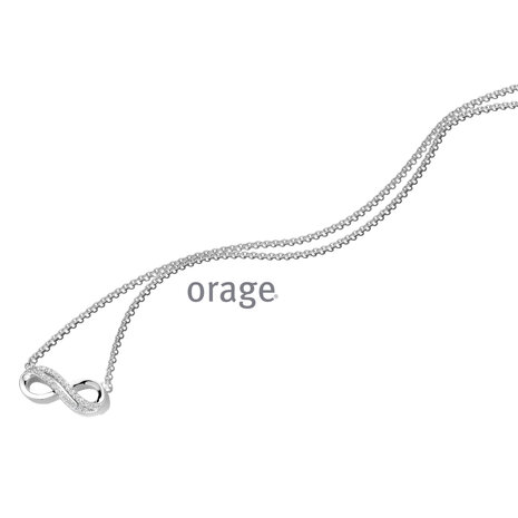 Ketting orage silver infinity BB239 - BA220