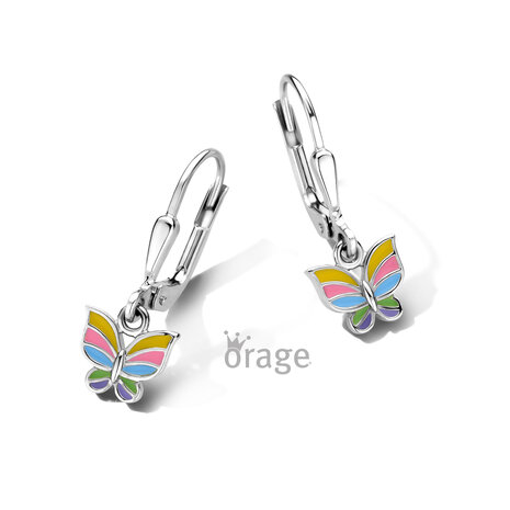 Vlinder zilver orage K2913