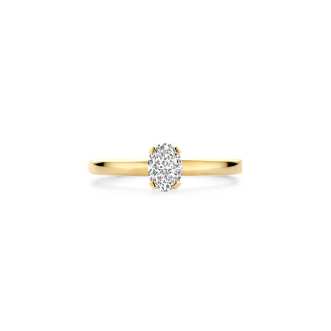 verlovingsring oval cut diamond
