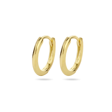 kleine klapcreolen zilver