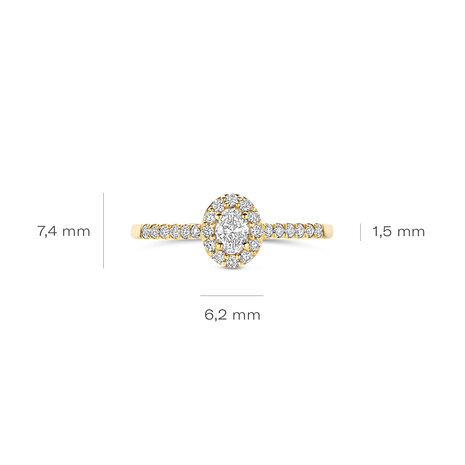 verlovingsring blush lab diamond