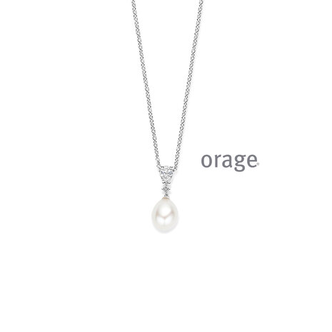 Orage juwelen Ketting parel BB332