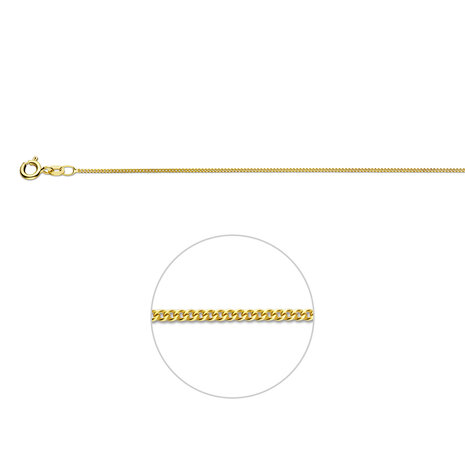 gourmette ketting 14 kt