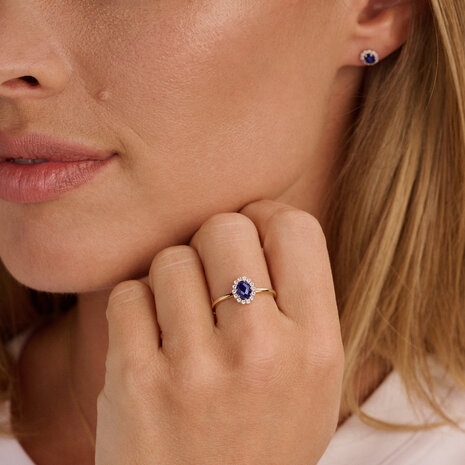 Blush ring enrourage lab saffier