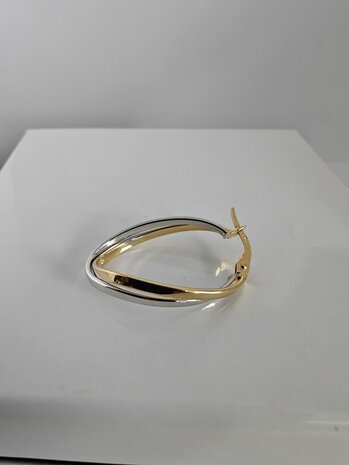 creoelen 18 kt geel en wit goud 