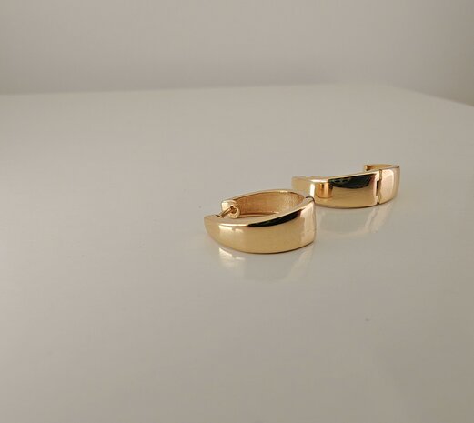 Creolen geel goud 18 kt
