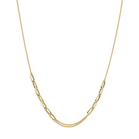 gouden schakelketting 18 kt