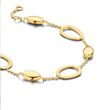 Dageraad wol stap in Gouden Armband 56381 juwelier Vanhoutteghem