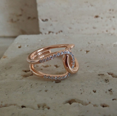 Gouden ring Roca Atelier Juwelier Vanhoutteghem