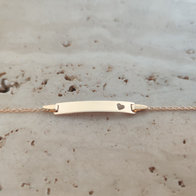 Baby naamplaat goud ID0185GE