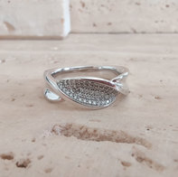 Ring goud 18 kt met briljant 54567