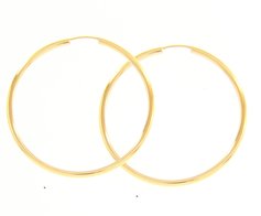 Gouden creolen 18 kt 35 mm 235338 Vanhoutteghem