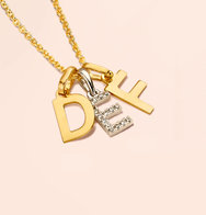 Hanger letter goud 006252E