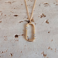 Hanger geel goud 62973