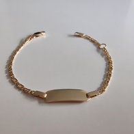 Baby naamplaat goud IDE004