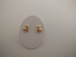 kinderoorbellen goud poesjes OKIDSPOES1