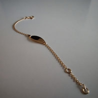 Baby naamplaat goud IDE008