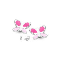 Oorringen Orage Kids K2264 - K2521 vlinder roze