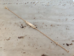 Baby naamplaat goud ID0228GE