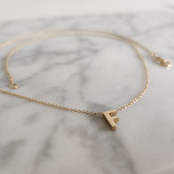 Initiaalketting Soulz 18 karaat goud