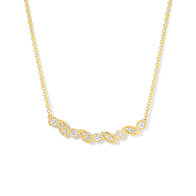 Halsketting Briljant en Goud 064338