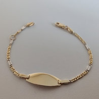 Baby naamplaat goud IDE012