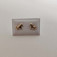 kinderoorringen 18kt pony