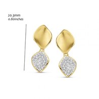 Oorbellen Silver Rose EA2267GM2