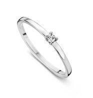 Ring 18 kt goud briljant 91EE32