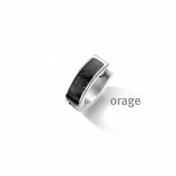 Oorring heren carbon