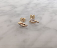 Gouden oorbellen s387639