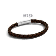 Herenarmband leder Orage AT133
