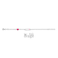 Kinderarmband naamplaat Orage K2535