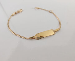 Baby naamplaat goud IDE016