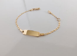 Baby naamplaat goud IDE017