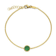 Armband 18 kt  Malachiet  67077D