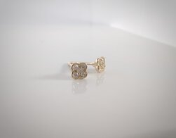 Oorringen 18kt goud diamant  067062