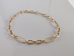 Gouden Armband Paperclip 067649