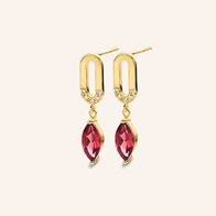 Oorbellen Hope gold plated M1993