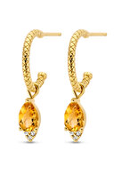 Oorbellen Limone Hoops gold plated M2031