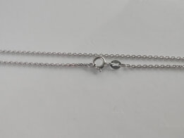 Forcat ketting fijn zilver 925