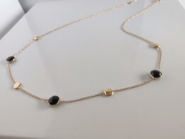Ketting Goud Onyx