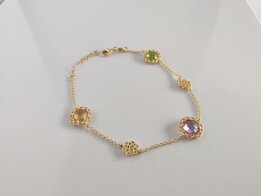 Armband Colour Flower 18 kt