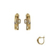 Oorringen 18kt diamant 068777