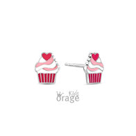 Oorringen Orage Kids K2741 Cupcake roze