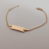 Baby naamplaat goud IDE011L