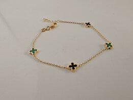 Armband Goud Flower w325489