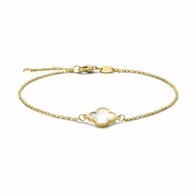 Armband Goud Flower SWCB10206