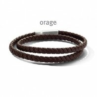 Herenarmband leder Orage AT135