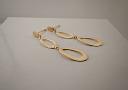 Gouden oorringen SWCE10287